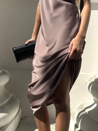Платье Eclat из плотного сатина  — фото 4