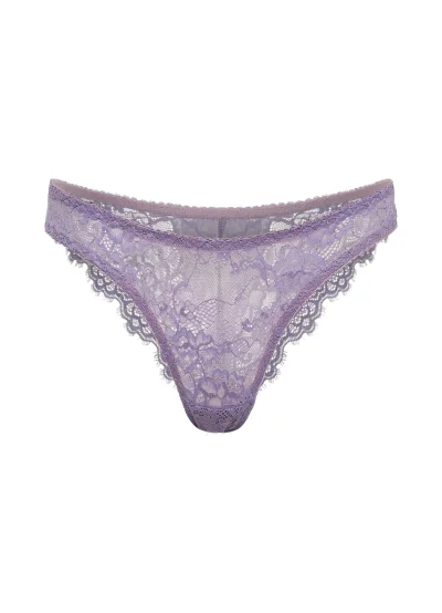 Классическая чашка с крылышками с трусиками танга в кружеве Violet — фото 3